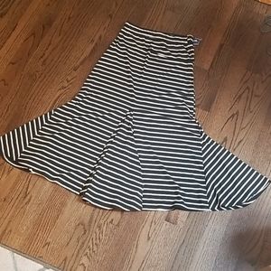 Striped Maxi Skirt